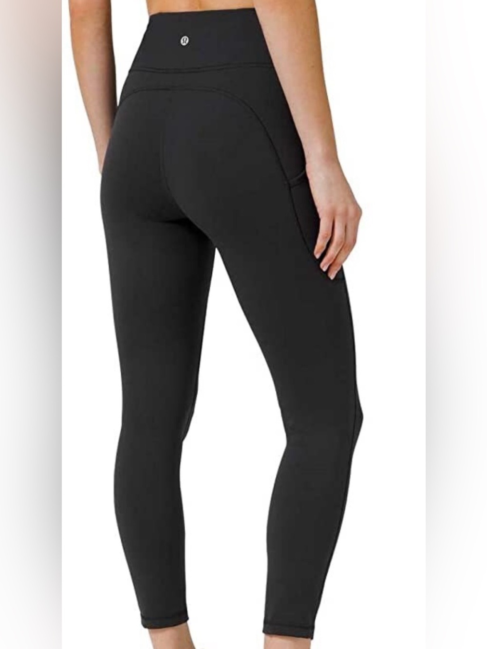 Lululemon size 8 inseam 27.5 Women's High-Waist Black Active Leggings